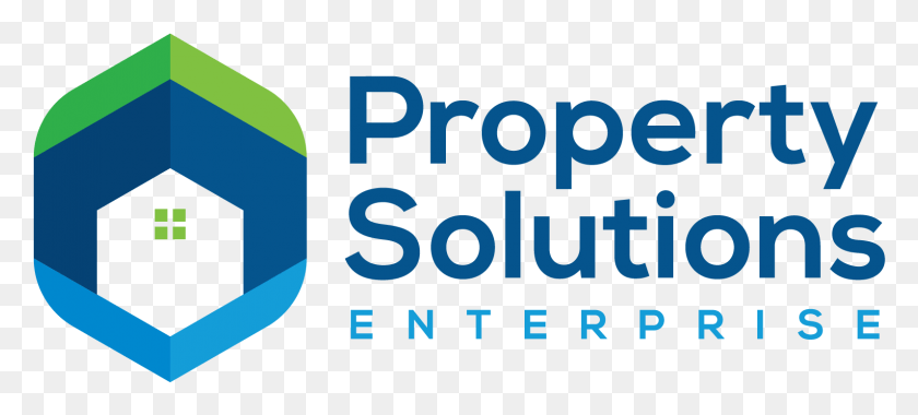 1593x655 Property Solutions Enterprise Logo Graphic Design, Text, Symbol, Trademark HD PNG Download