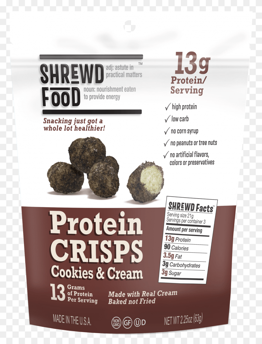 1802x2403 Protein Crisps Cookies Amp Cream Chocolate, Flyer, Poster, Paper HD PNG Download