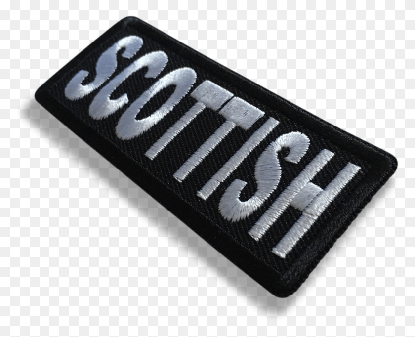 909x725 Descargar Png Orgulloso De Ser Escocés Con La Bandera De Escocia Parche De Metal, Alfombra, Texto, Logotipo Hd Png