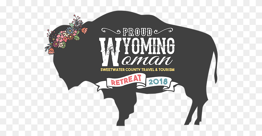 560x377 Proud Wyoming Woman Retreat Logo Illustration, Poster, Advertisement, Text Descargar Hd Png