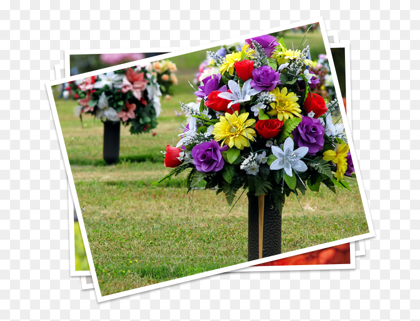 670x583 Providing Topeka With Quality Floral Arrangements For Cemetery, Floral Design, Pattern, Graphics HD PNG Download