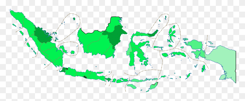 1512x558 Провинции Индонезии По Рейтингам Индекса Человеческого Развития Карта Индонезии Вектор Черный, График, Карта, Диаграмма Hd Png Скачать