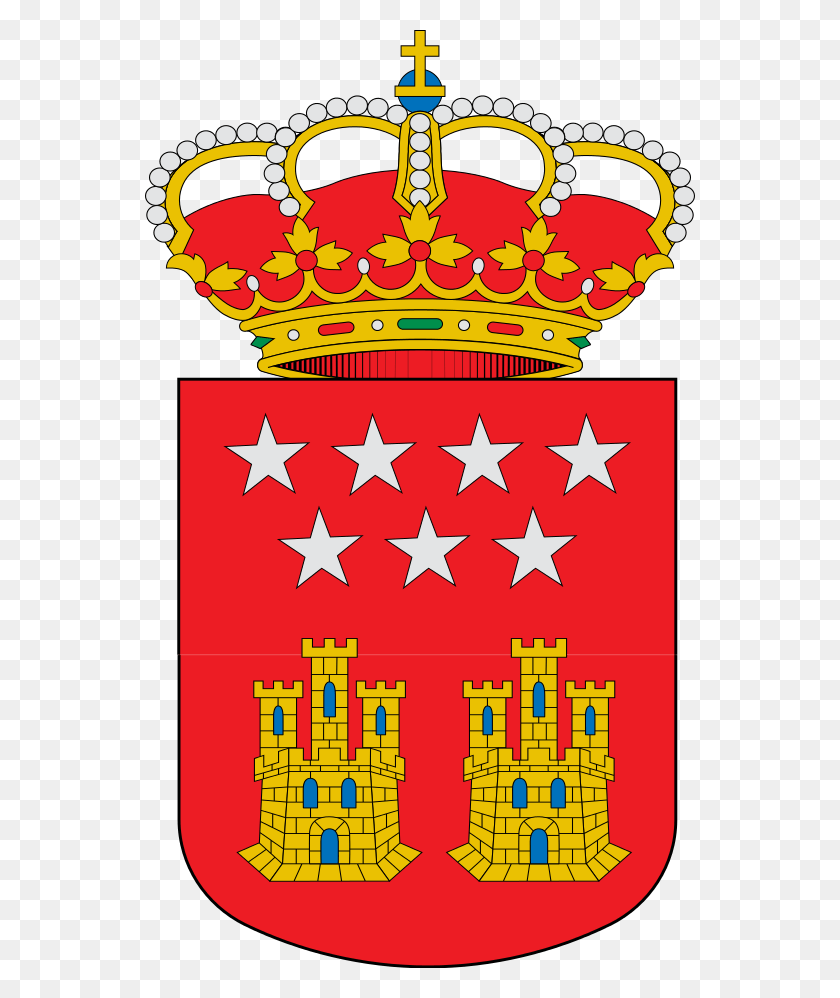 550x938 Провинция Де Мадрид Столица Флаг Испании Логотип, Дивали, Аксессуары, Аксессуары Hd Png Скачать