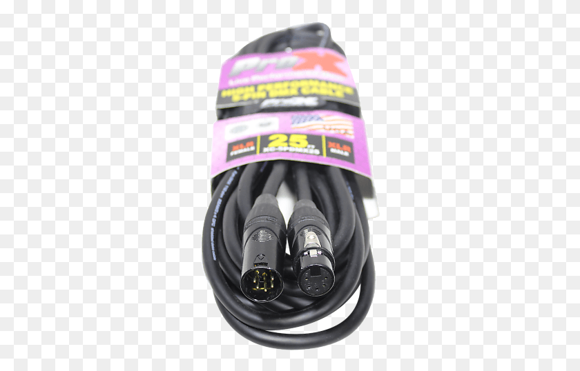 262x478 Prox 5 Pin High Performance Dmx Cables 25 Ft Light Usb Cable, Helmet, Clothing, Apparel HD PNG Download