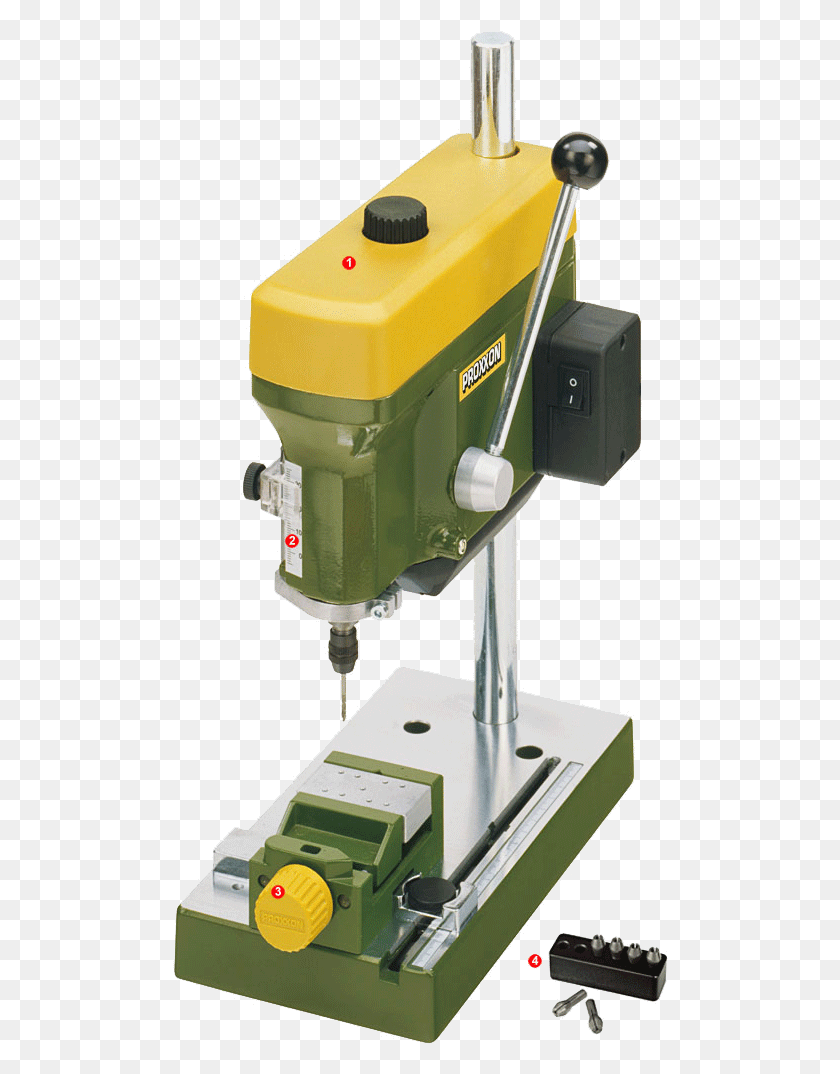 496x1014 Proxxon Drill Press, Toy, Machine, Motor HD PNG Download