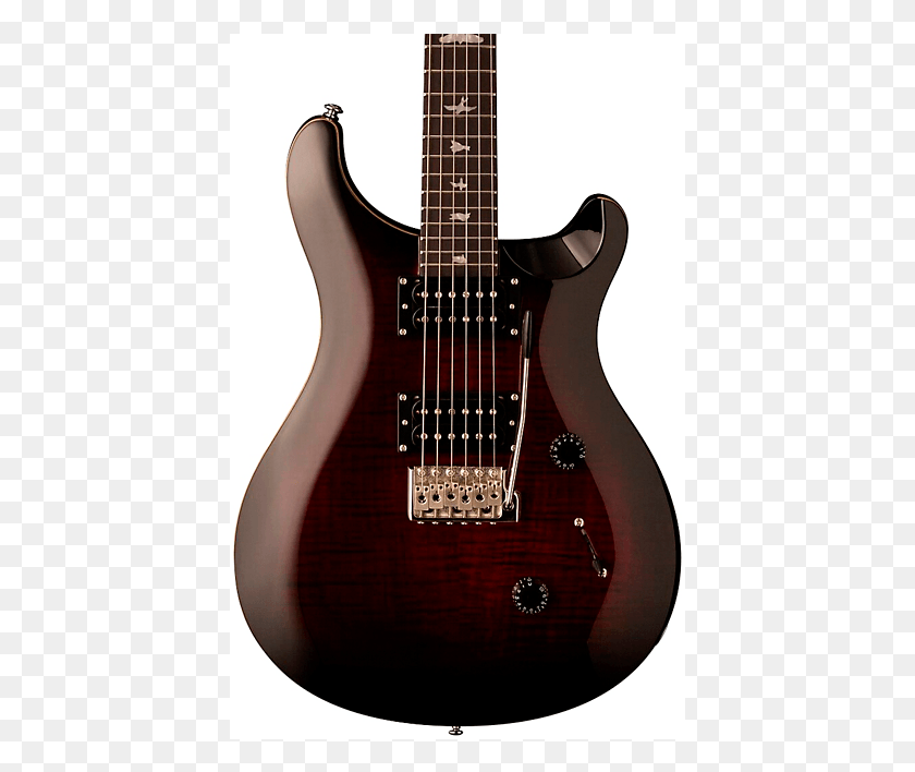 419x648 Prs Se Custom 24 Fire Red Burst Electric Guitar Prs Se Standard 24 Vintage Cherry, Guitar, Leisure Activities, Musical Instrument HD PNG Download
