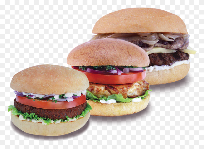 854x610 Pruebe Nuestras Hamburguesas Slider, Burger, Food, Bun HD PNG Download