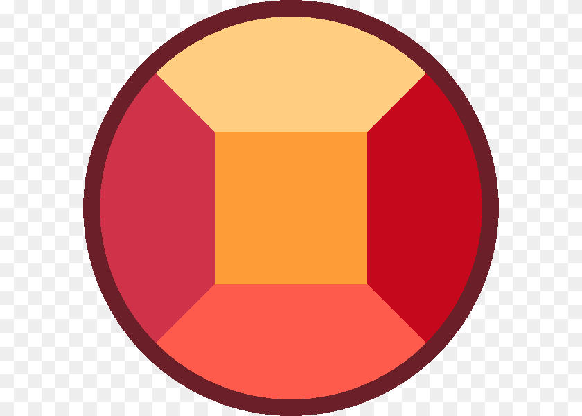Pruskite Ruby Gemstone Steven Universe Ruby Gem Transparent, Logo, Disk PNG