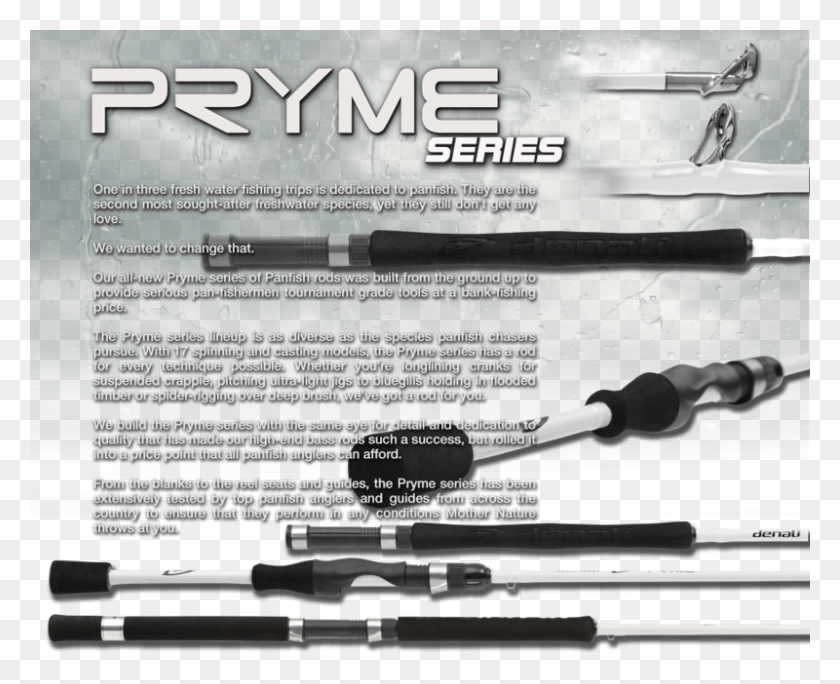 800x640 Descargar Png Pryme Series For Web Header 1 Denali Pryme Spinning Rod, Poster, Publicidad, Flyer Hd Png