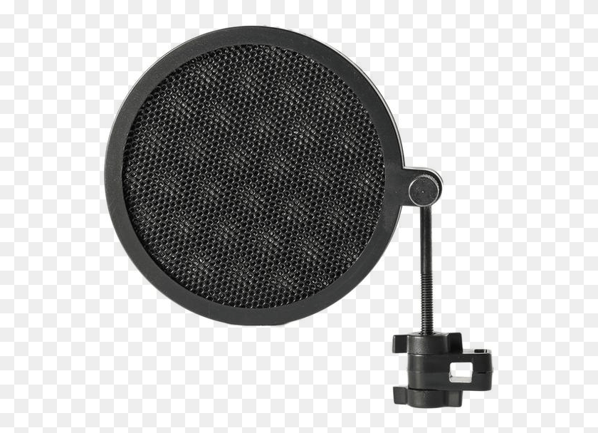 561x548 Ps 2 Double Layer Pop Filter With Swivel Mount Amp Mask Microphone, Electronics, Speaker, Audio Speaker HD PNG Download
