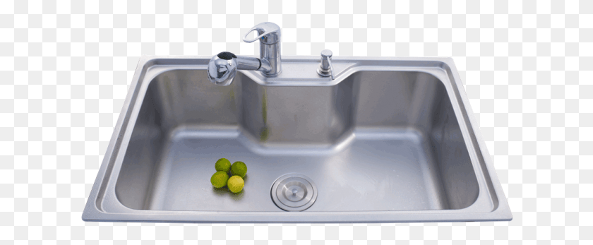 612x287 Ps 8001 Christia Kitchen Sink, Sink Faucet, Indoors, Plant HD PNG Download