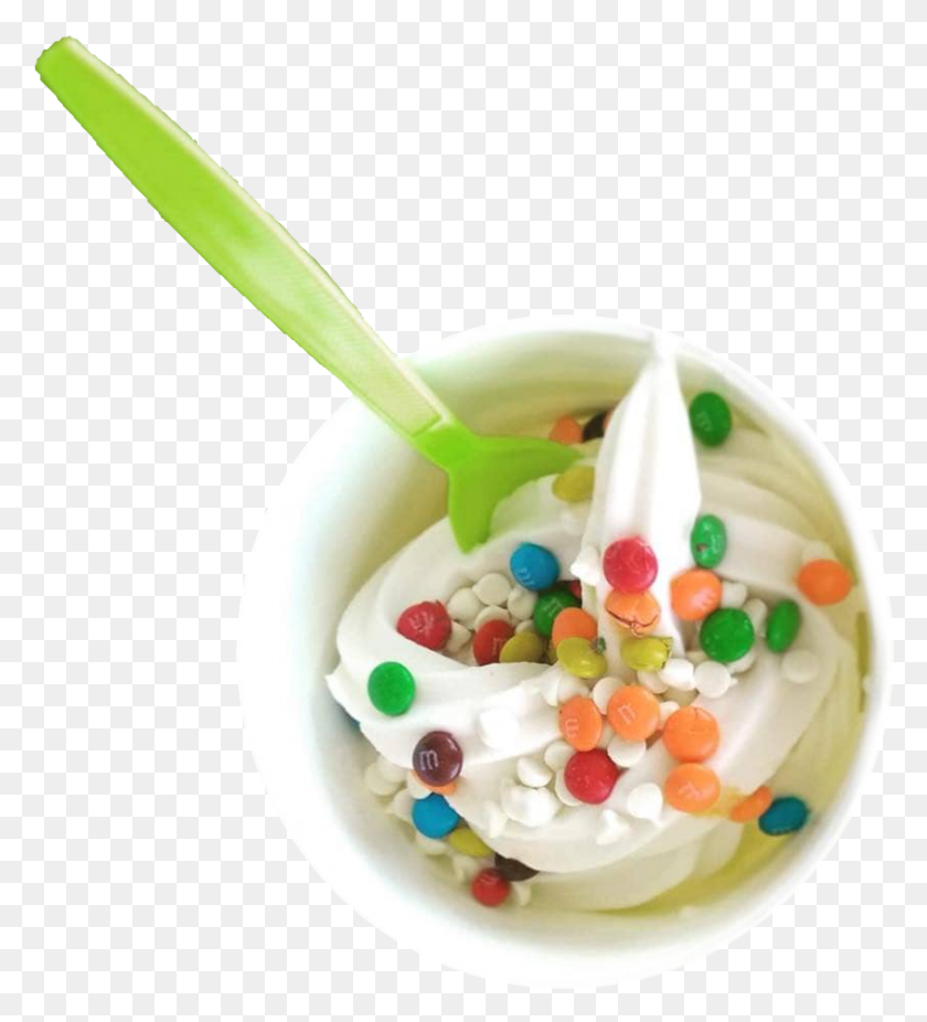 843x937 Ps Froyo Is Located In Pagosa Springs Colorado And Sundae, Dessert, Food, Spoon HD PNG Download