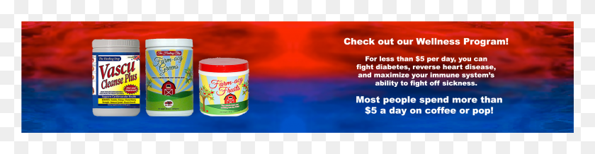 2923x595 Ps Red Blue Banner Household Supply, Tin, Can HD PNG Download