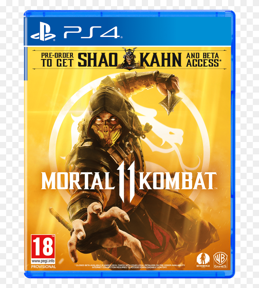692x873 Ps4 A Mortal Kombat 11, Poster, Advertisement, Flyer HD PNG Download