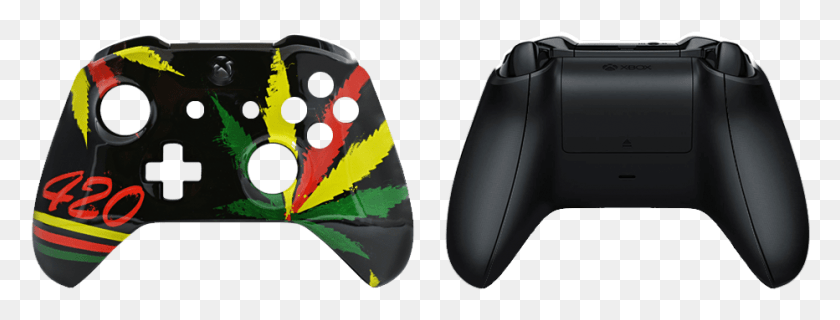 932x311 Descargar Png Ps4 Icon Min Xbox Controller Ocean Shadow Se, Electronics, Mouse, Hardware Hd Png