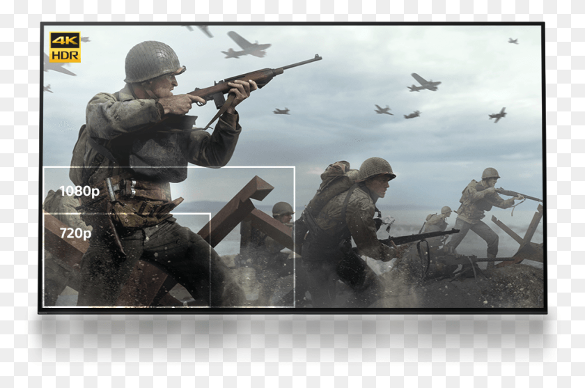 954x608 Ps4 Pro Dynamic 4k Gaming Lead Image Cod, Gun, Weapon, Person HD PNG Download