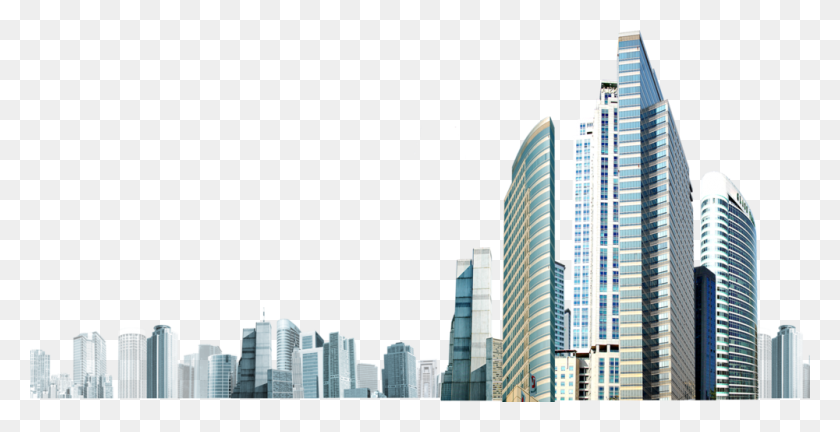 1000x478 Psd Official Psds Transparent Background Cityscape, High Rise, City, Urban HD PNG Download