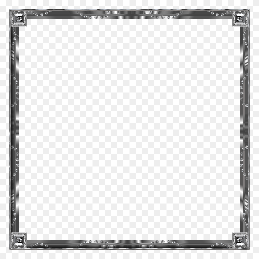 780x780 Psp Frame Card Silver Frame, Screen, Electronics, Monitor HD PNG Download