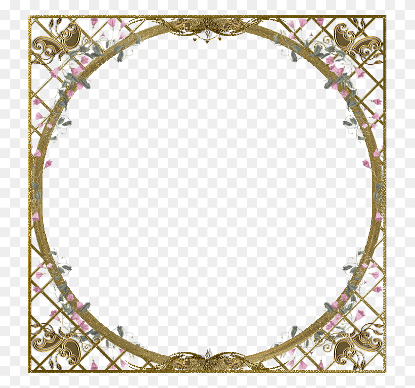 725x725 Psp Frame Circle, Pattern, Ornament, Oval HD PNG Download