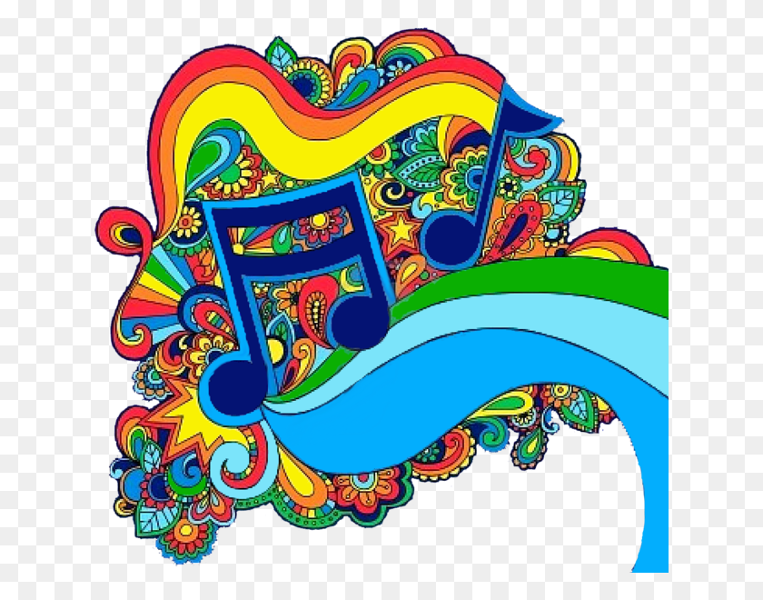 632x600 Psychedelic Music Music Psychedelic, Graphics, Doodle HD PNG Download