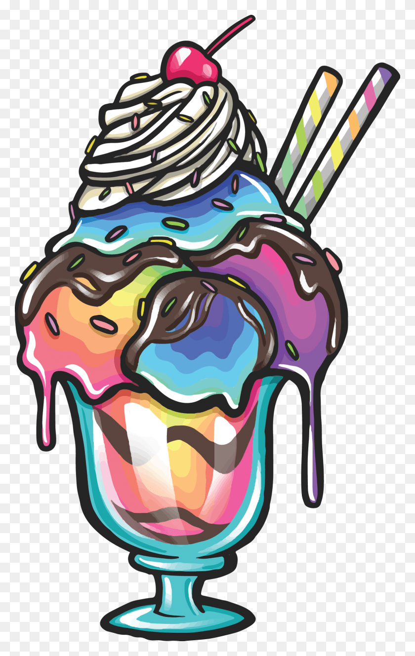 1556x2532 Psychedelic Sunday, Cream, Dessert, Food HD PNG Download