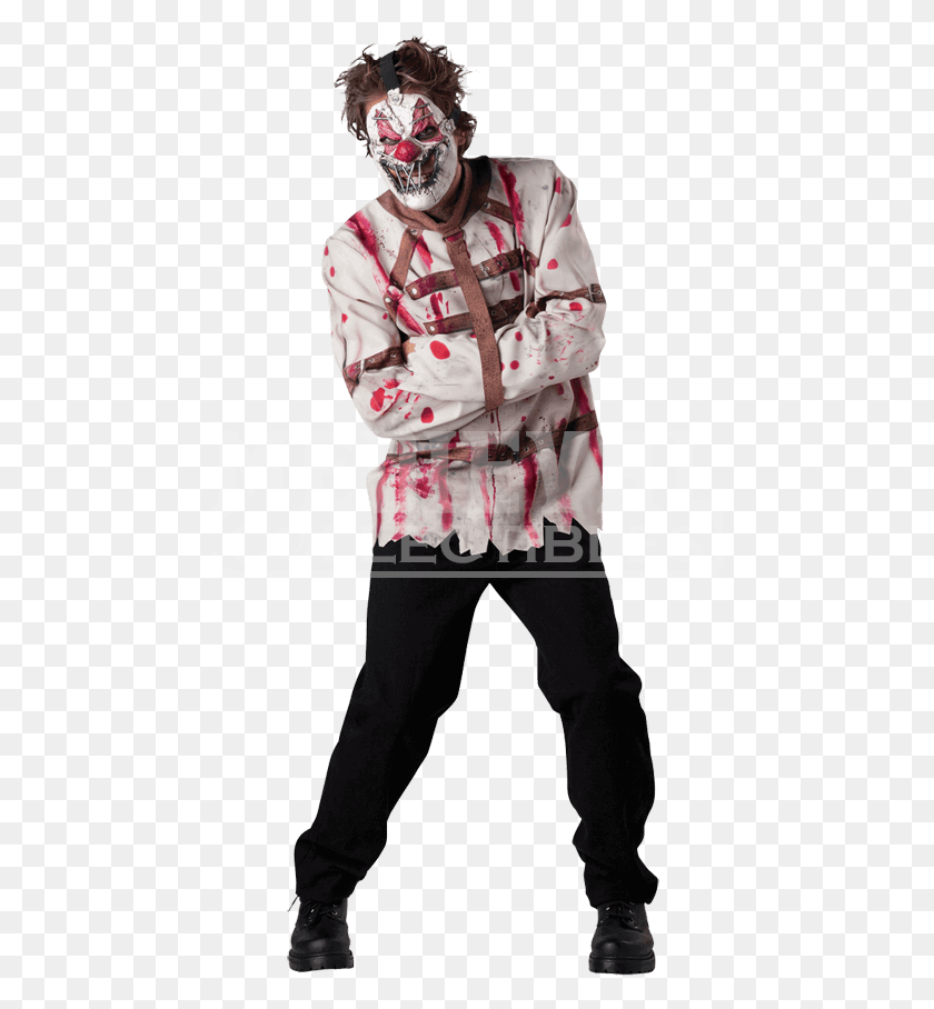 462x848 Psycho Clown Halloween Costume, Clothing, Apparel, Person HD PNG Download