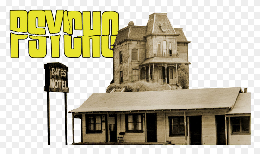 992x558 Psycho Image Psycho House Movie, Building, Housing, Nature HD PNG Download