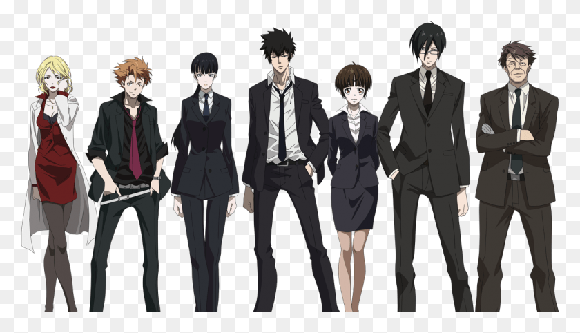 1168x632 Psycho Pass Psycho Pass Characters, Person, Human, Suit HD PNG Download