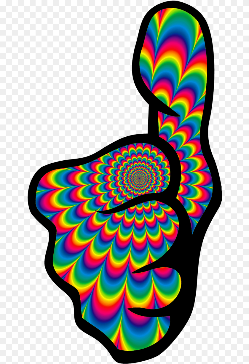 661x1228 Psychoactive Drugs Show Promise For Dual Diagnosis Psychedelic Thumbs Up, Pattern, Spiral, Accessories, Fractal PNG