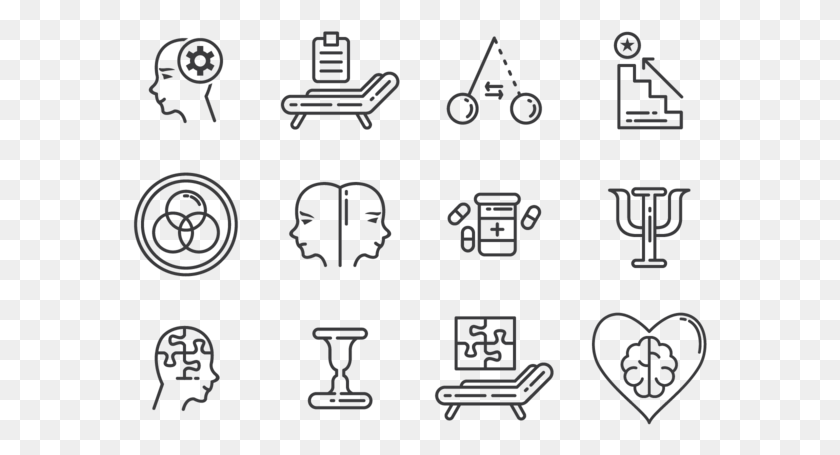 575x395 Psychologist Icons Vector Psychology Icons, Symbol, Accessories, Accessory HD PNG Download