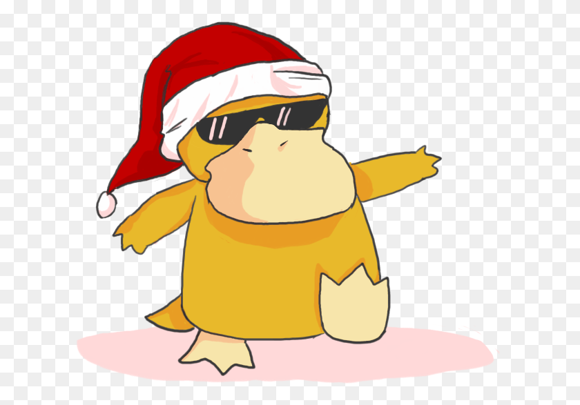 621x527 Psyduck Transparent Pokemon Christmas Psyduck, Clothing, Apparel, Person HD PNG Download