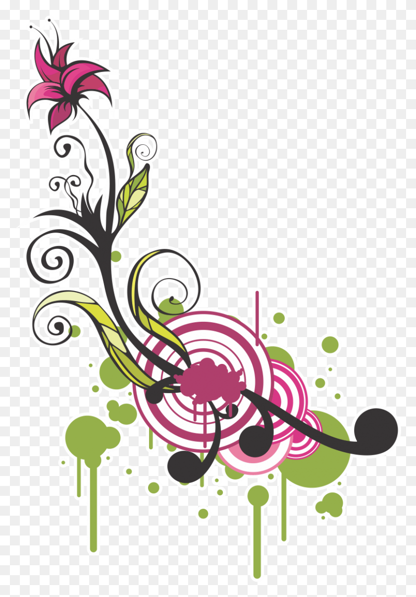 806x1183 Descargar Png / Ptalas De Cores Floral Vector, Graphics, Diseño Floral Hd Png