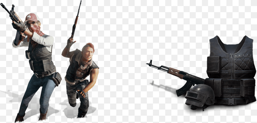 Pubg Clipart Battlegrounds Vector Pubg Character, Clothing, Vest, Adult, Person Sticker PNG