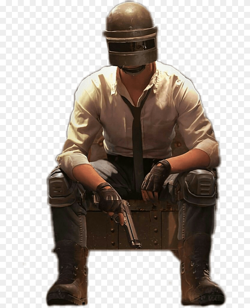 689x1035 Pubg Player Game Adil Freetoedit Pubg Online Pubg Character Sitting, Adult, Person, Man, Male PNG