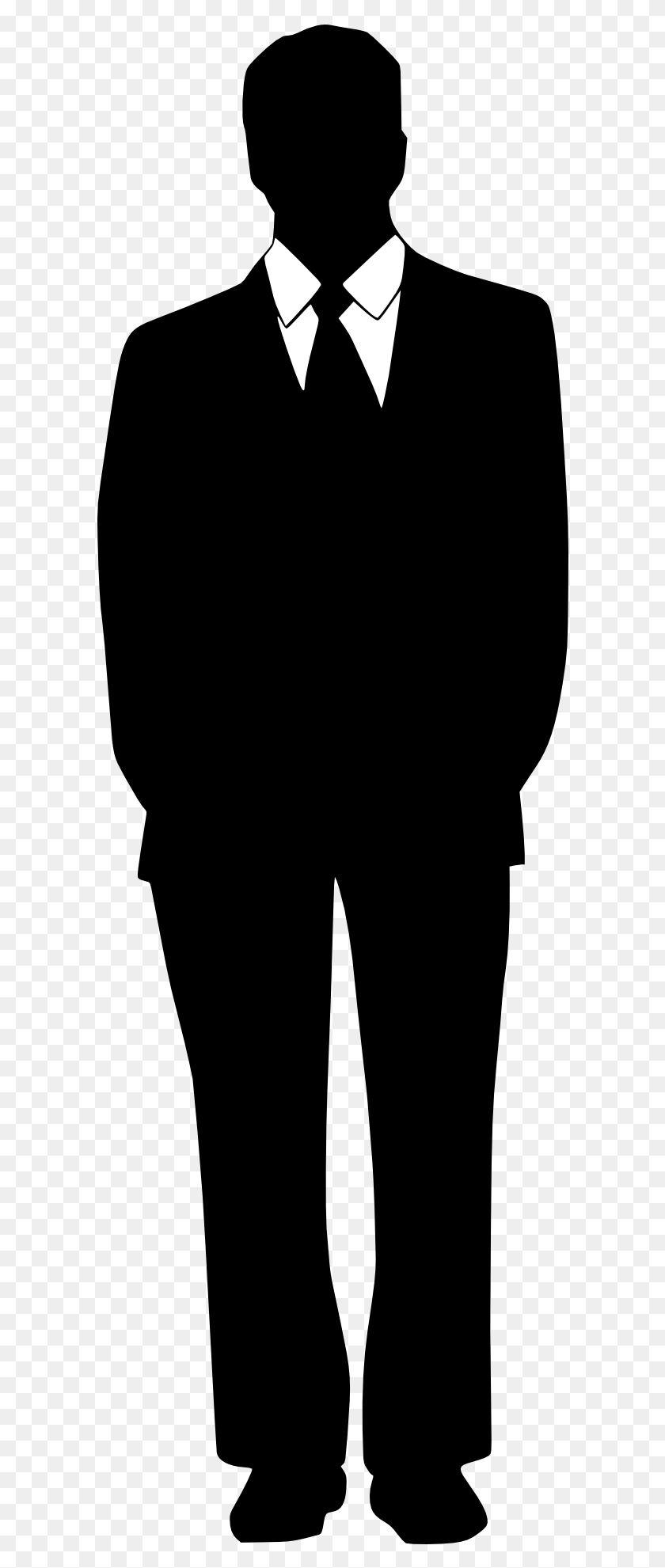 596x1921 Public Domain Clip Art Image Silhouette Of A Man In Man Clipart Black, Gray, World Of Warcraft HD PNG Download