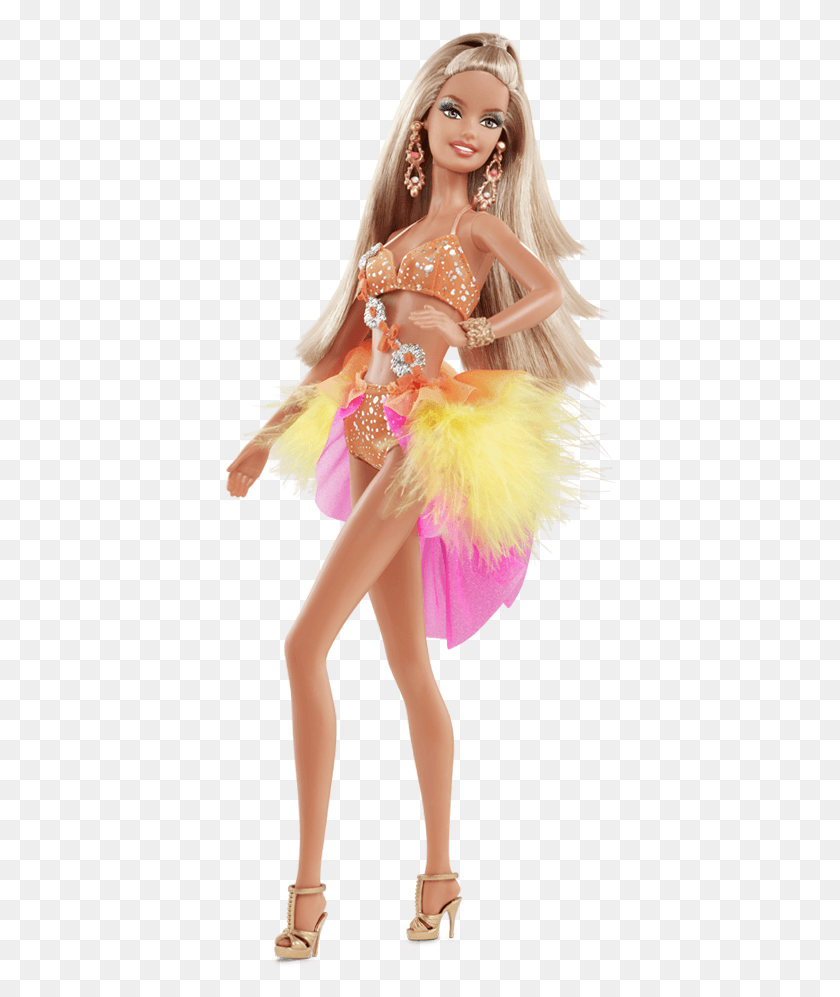 392x937 Published February 13 2012 At 640 950 In Barbie Dancing With The Stars Barbie, Doll, Toy, Figurine HD PNG Download