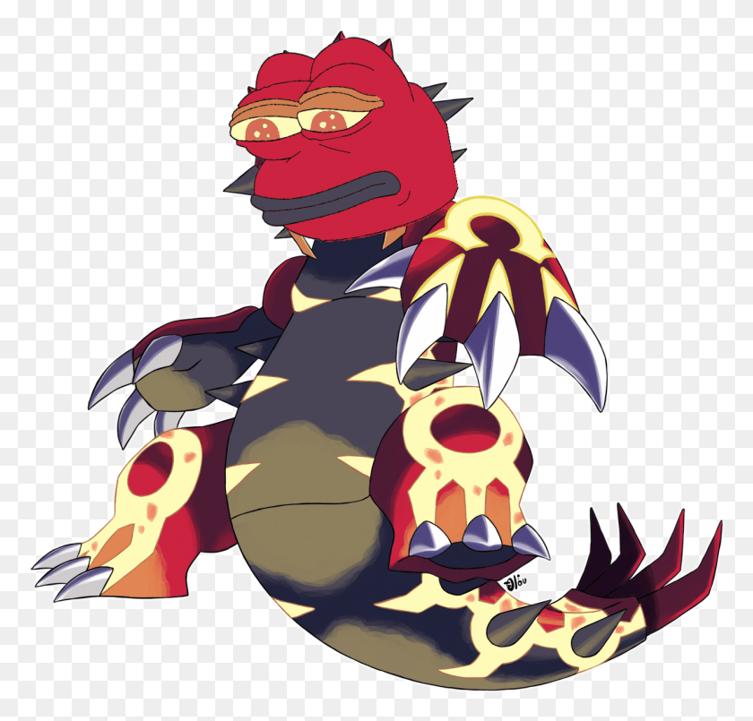 1261x1206 Published May 13 2015 At 1280 1280 In Rare Pepe Transparent Primal Groudon, Person, Human, Graphics HD PNG Download