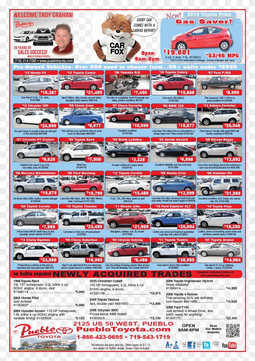 980x1421 Pueblo Toyota, Flyer, Poster, Paper HD PNG Download