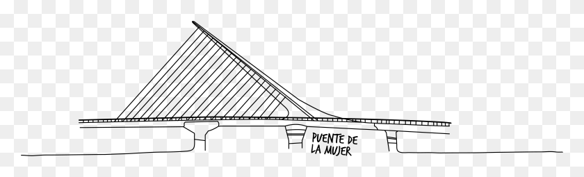 6344x1590 Puente De La Mujer Png / Puente De La Mujer Hd Png