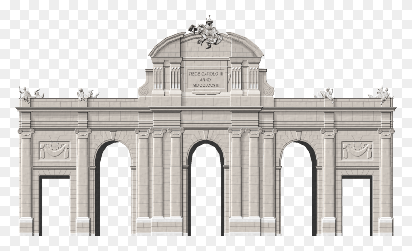 1176x680 Puerta De Alcalá, Puerta De Alcalá, Madrid, Arquitectura, Edificio, Arco Hd Png