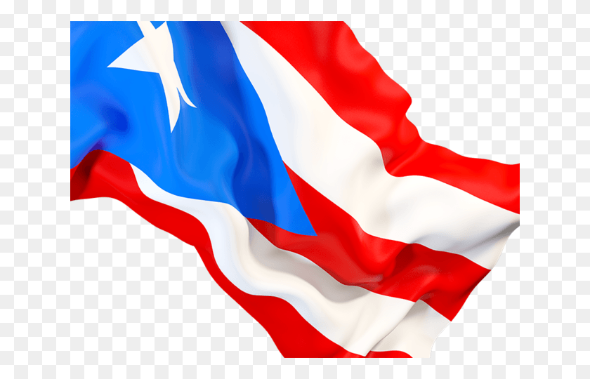 640x480 Puerto Rico Flag Waving, Symbol, Cream, Dessert HD PNG Download