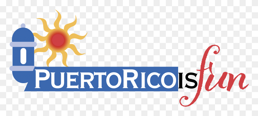 2191x895 Puerto Rico Is Fun Logo Transparent Puerto Rico, Text, Logo, Symbol HD PNG Download