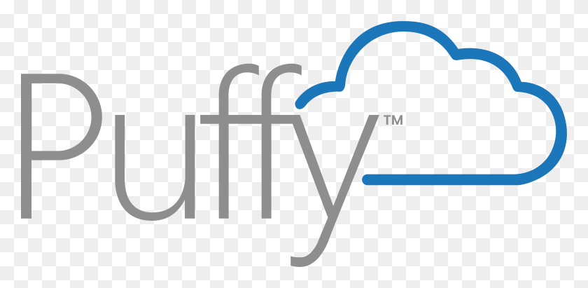 5512x2483 Puffy Mattress Puffy Mattress Logo, Text, Label, Word HD PNG Download