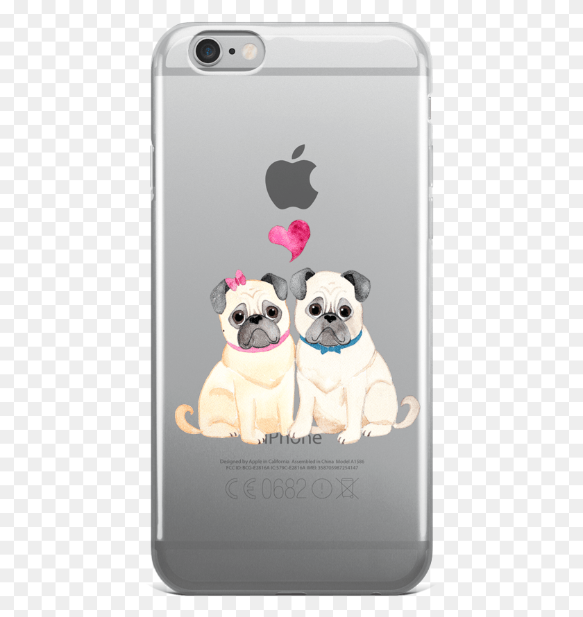 421x830 Descargar Png Pug Love Iphone Case Lonzo Ball Iphone 6 Case, Phone, Electronics, Mobile Phone Hd Png
