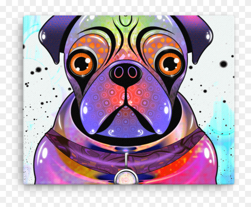 823x669 Pug Of My Life Canvas, Graphics, Advertisement HD PNG Download