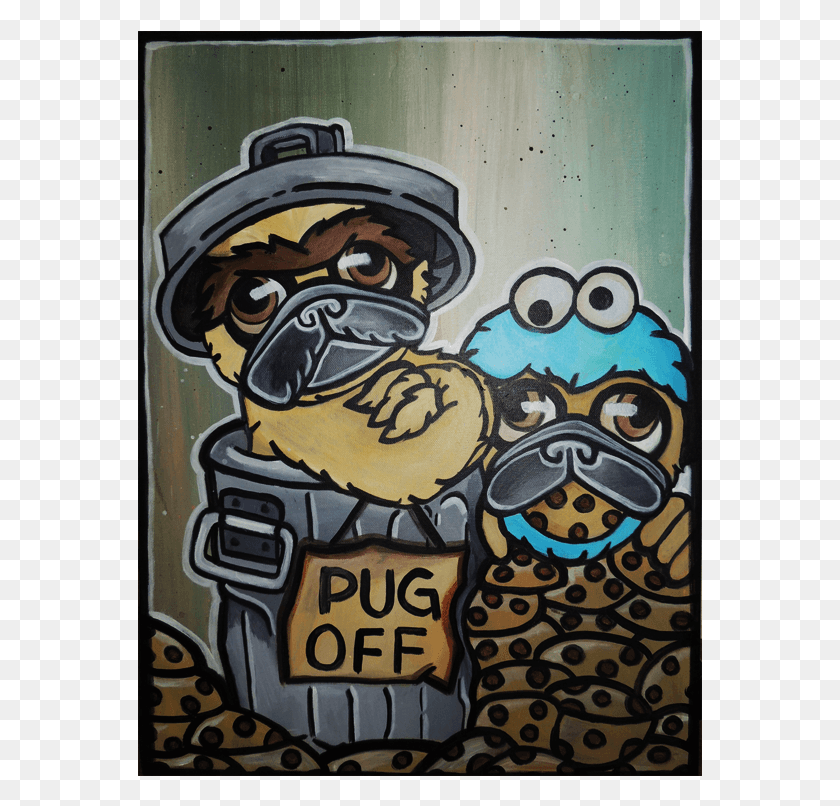 565x746 Pug Off Print 11 X 14 Poster, Label, Text, Sticker HD PNG Download