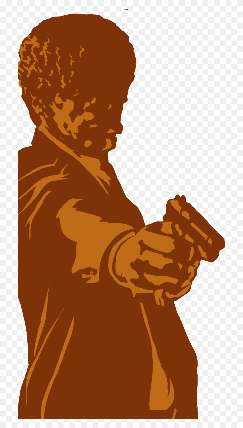718x1420 Pulp Fiction Silhouette, Hand, Fist, Person HD PNG Download