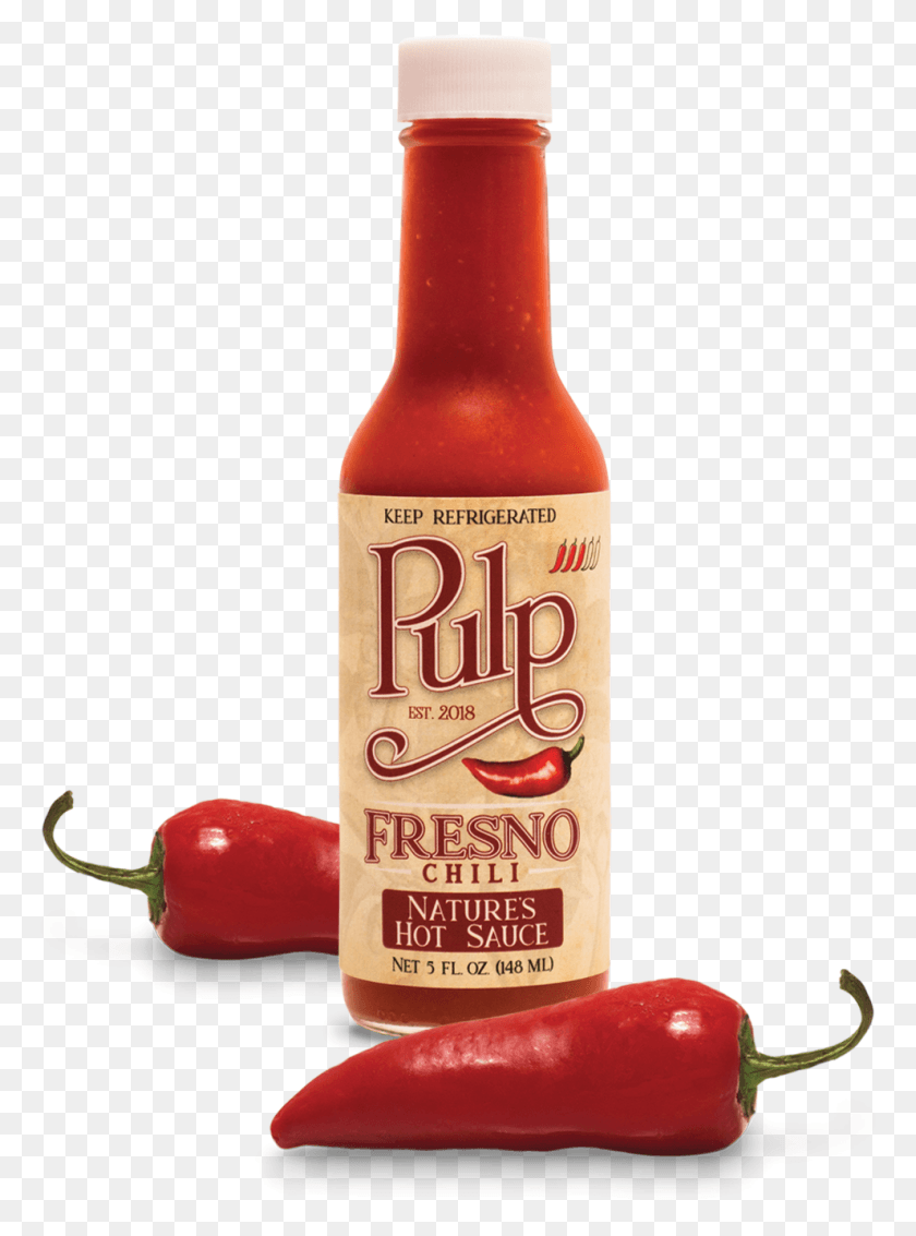 990x1363 Pulp Hot Sauce Fresno Pepper Tabasco Pepper, Ketchup, Food, Bottle HD PNG Download