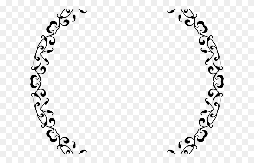 640x480 Pulse Clipart Chain Elegant Border Black And White, Gray, World Of Warcraft HD PNG Download