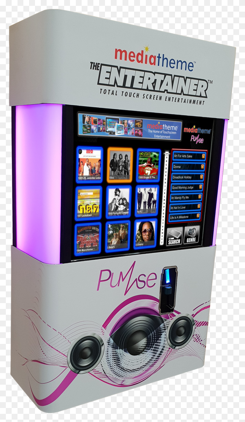 1181x2102 Pulse Jukebox Features Gadget, Machine, Vending Machine, Person HD PNG Download